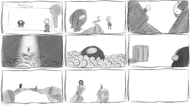 Very distinct lack of final panel.